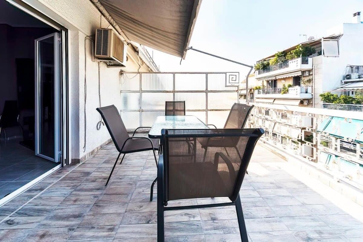 Topfloor Central Apt With Urban Views,3' To Metro Афіни Екстер'єр фото