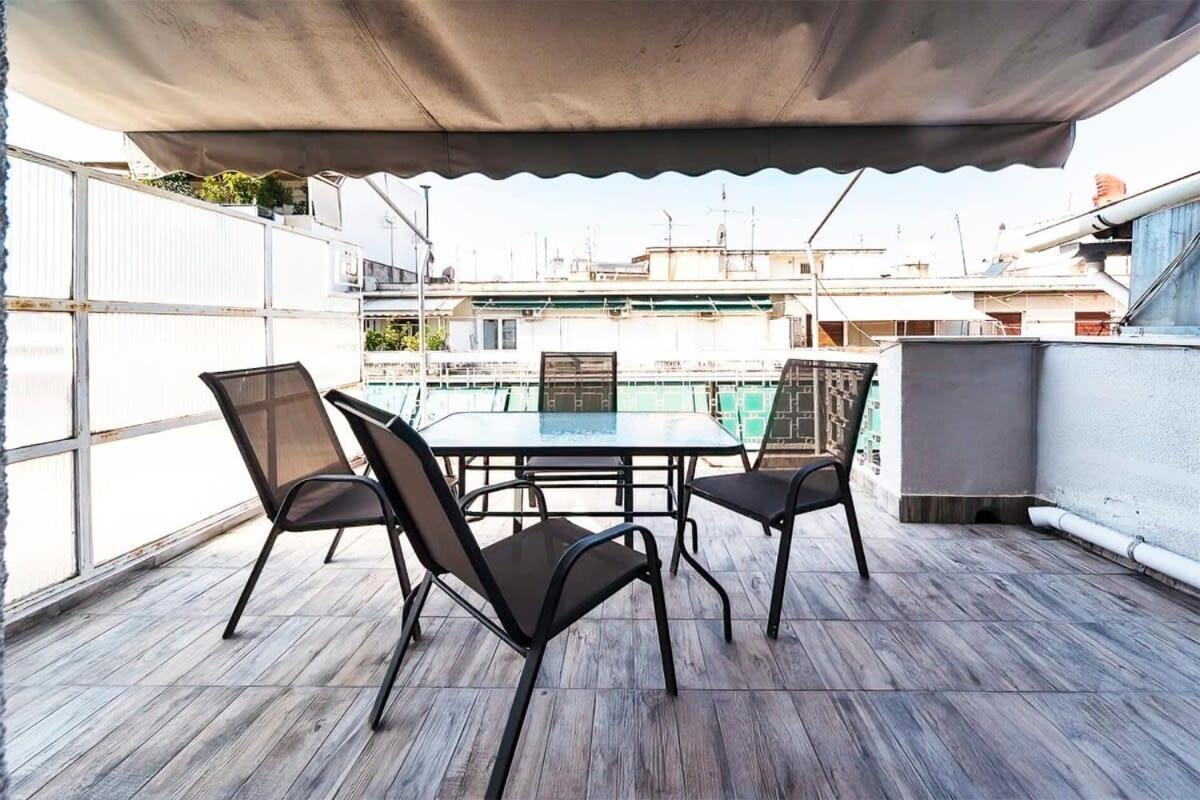 Topfloor Central Apt With Urban Views,3' To Metro Афіни Екстер'єр фото